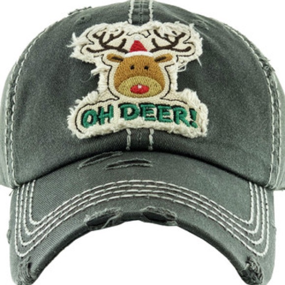OH DEER WASHED VINTAGE BALLCAP - Picture 6 of 11